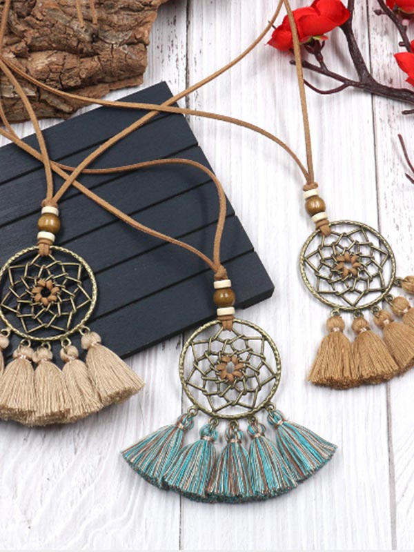 Lady Dream Catcher Quaste Halskette