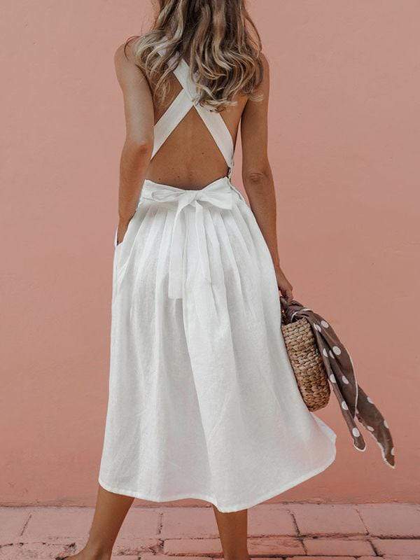 Vestido con botones de manga