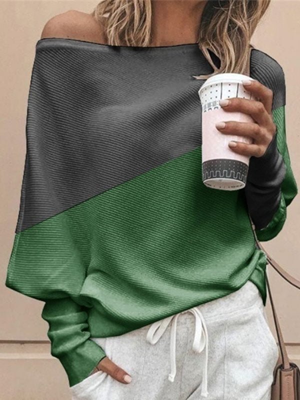 Suéter sin hombros para mujer