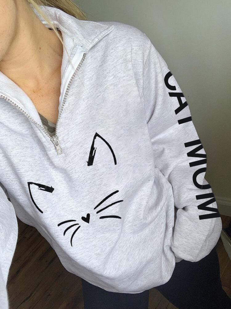 Frauenkatze Mutter gemütliches Sweatshirt