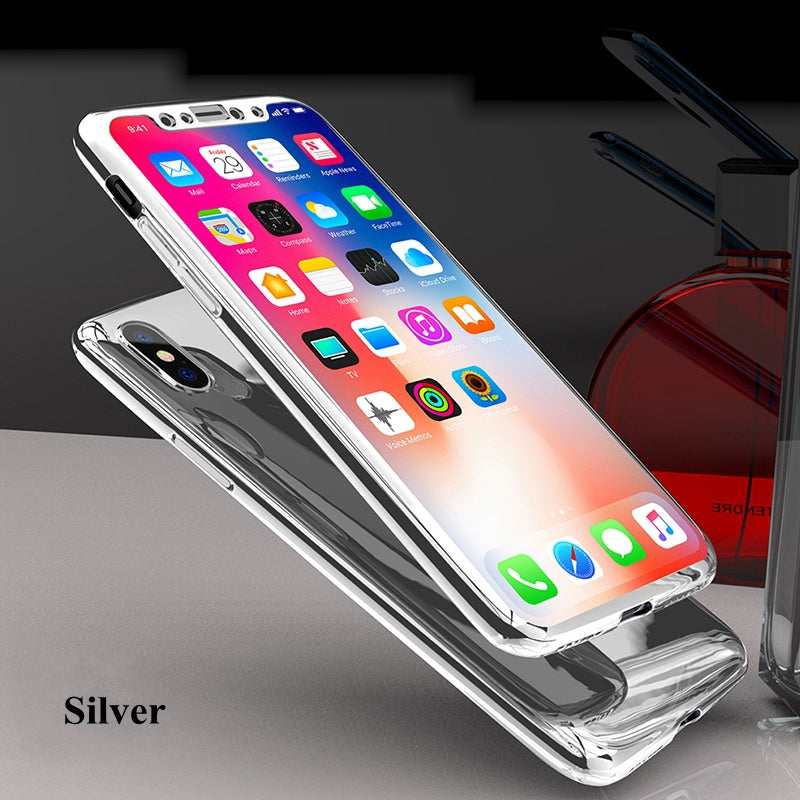 360-Grad-Ganzkörperhülle Soft HD Displayschutzfolie Ultraleichter, schlanker, harter Spiegel für das iPhone