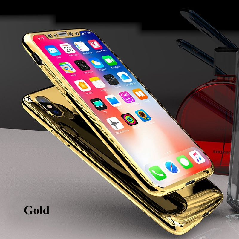360-Grad-Ganzkörperhülle Soft HD Displayschutzfolie Ultraleichter, schlanker, harter Spiegel für das iPhone