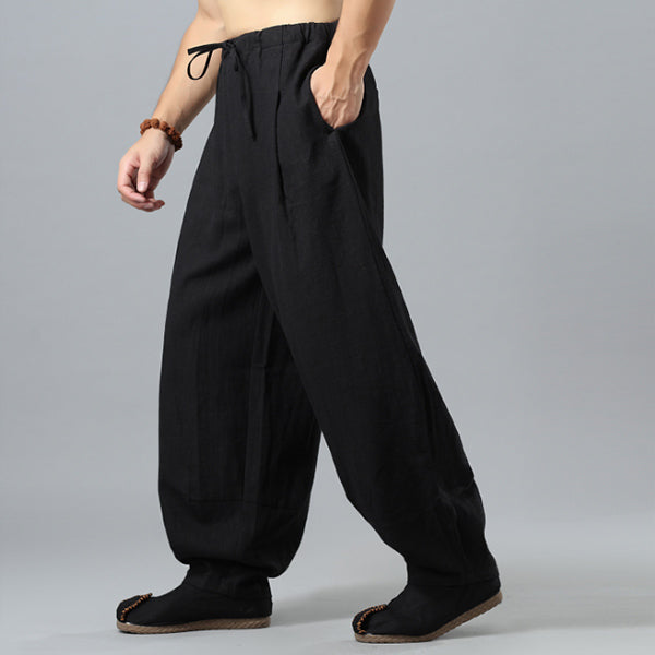 Pantalones casuales de algodón para hombre