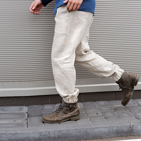 Cordones de lino natural