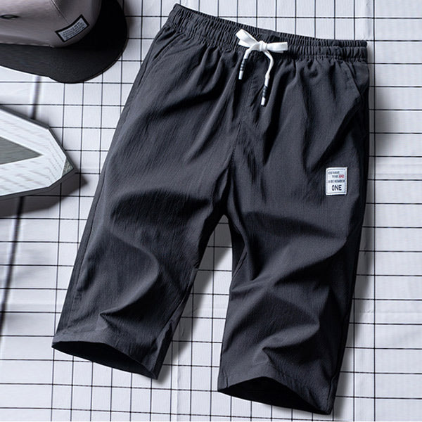 Pantalones de lino cómodos y transpirables para hombres.