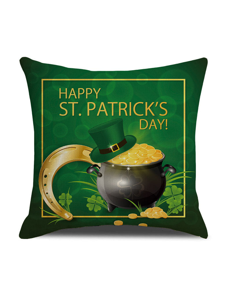Funda de cojín para sofá de coche St. Para el día de patricio