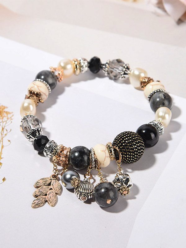 Pulsera de mujer de cristal natural de bohemia