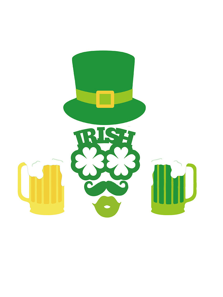 S t. Trébol de Patrick&#39;s set de 29 accesorios para fotografía