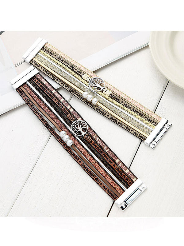 Pulsera de mujer Vintage Life Bark Rope Handbag