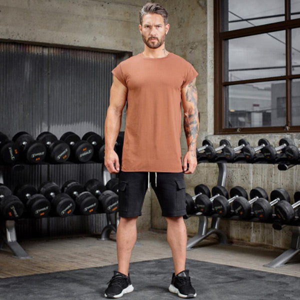 Dünnes, atmungsaktives T-Shirt mit Rundhalsausschnitt für Herren