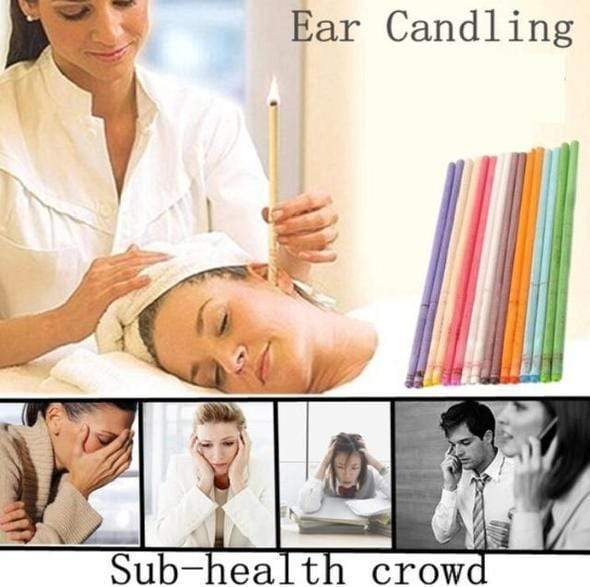 Ear candle physiotherapy wand with headache treatment and to remove numbness (10 pieces)
