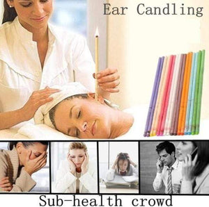 Ear candle physiotherapy wand with headache treatment and to remove numbness (10 pieces)