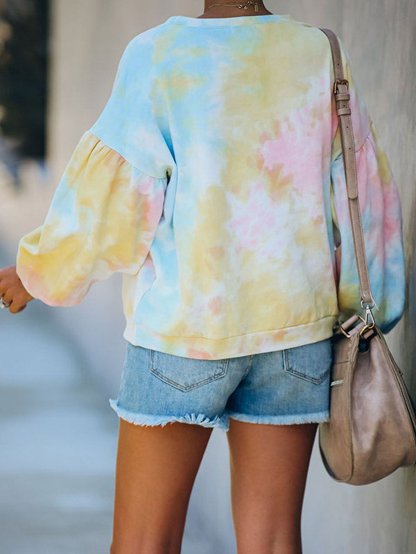 Frau Gott ist größer als die Höhen und Tiefen gemalt Sweatshirt