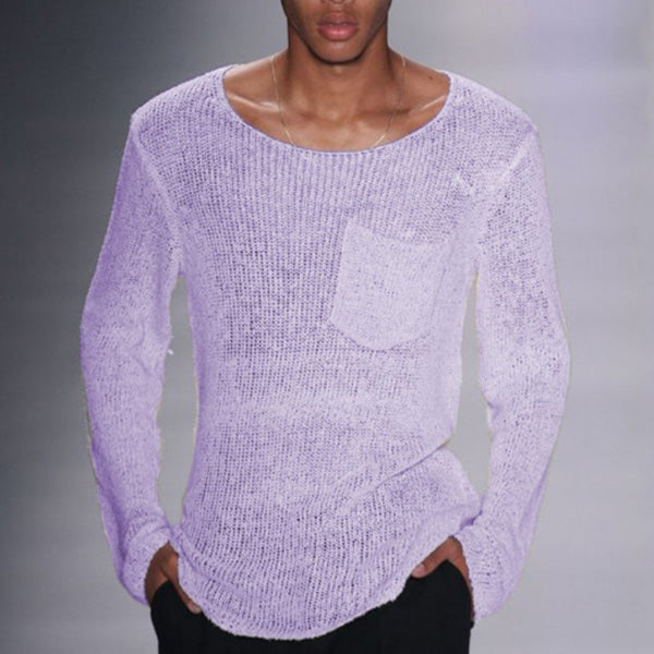 Strickendes atmungsaktives T-Shirt für Herren