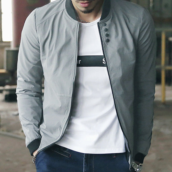 Chaqueta casual a prueba de viento para hombre