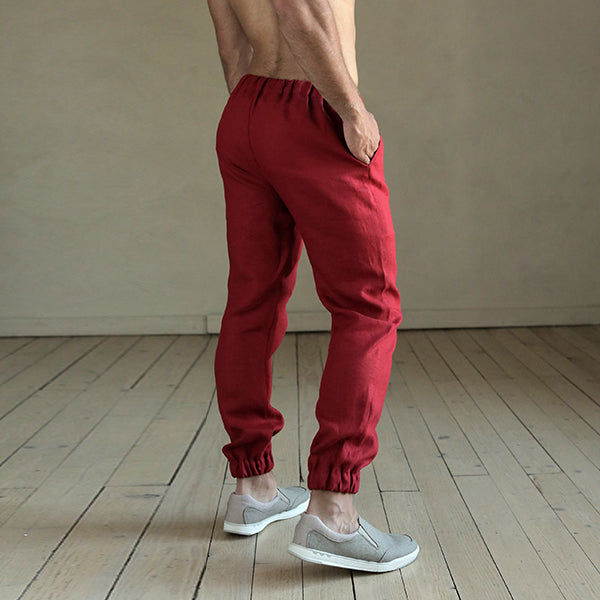 Cordones de lino natural