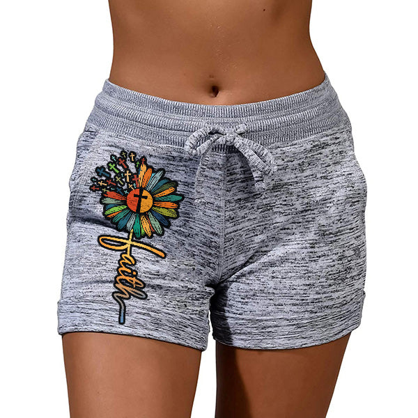 Las posibilidades son pantalones cortos de girasol