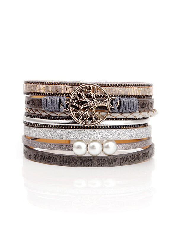 Pulsera de mujer Vintage Life Bark Rope Handbag