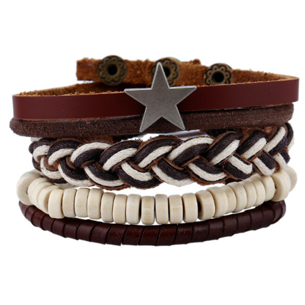 Correa de cuero de múltiples capas fértil