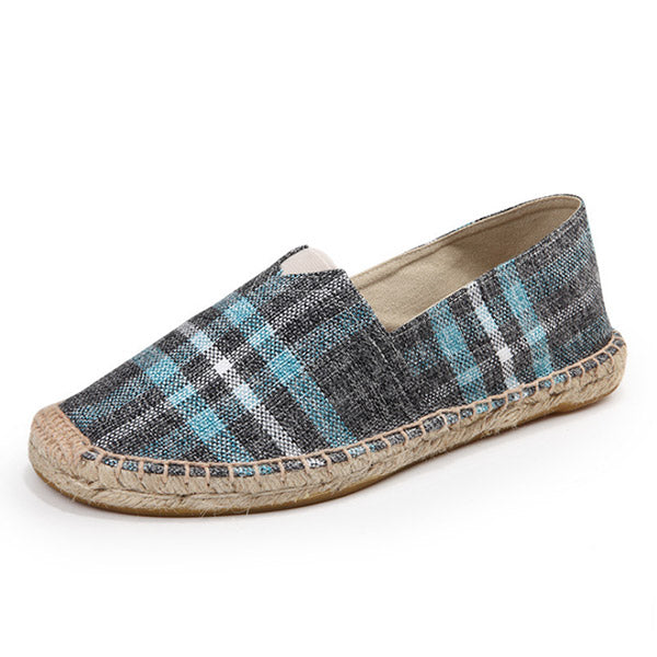 Atmungsaktive Low-Top-Schuhe aus Leinen für Herren