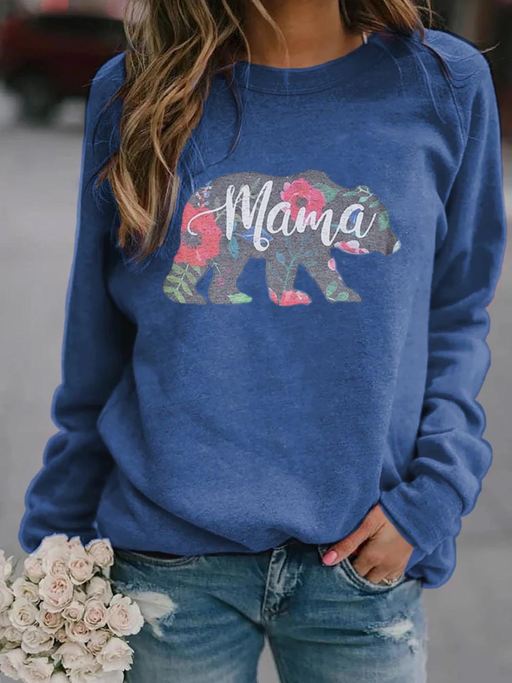 Ponios mama atspausdino megztinį