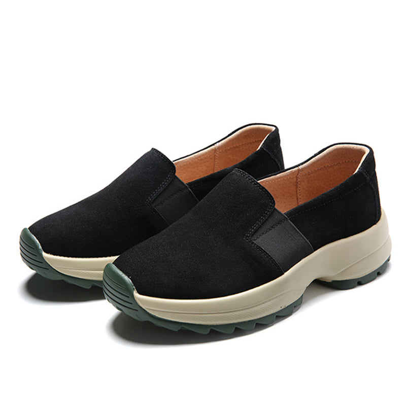 Zapatos de plataforma de cuero