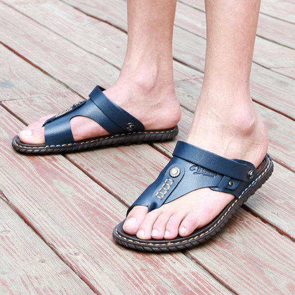 Sandalias de microfibra para hombre