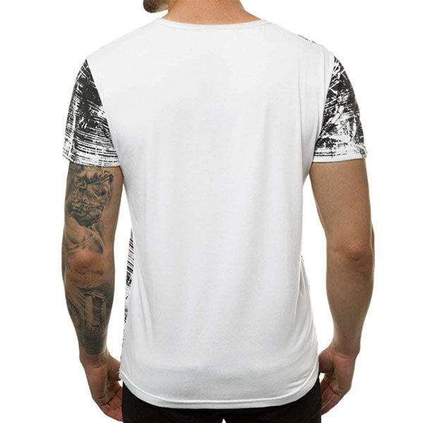 Camisa slim con estampado graffiti para hombre