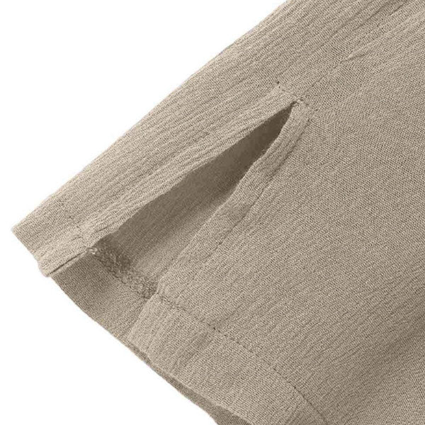 Lose und bequeme Leinenweste für Herren