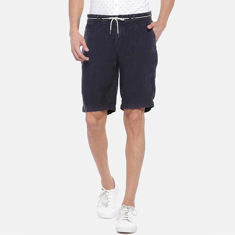 Pantalones cortos de encaje cómodos, regulares y ajustados para hombres.