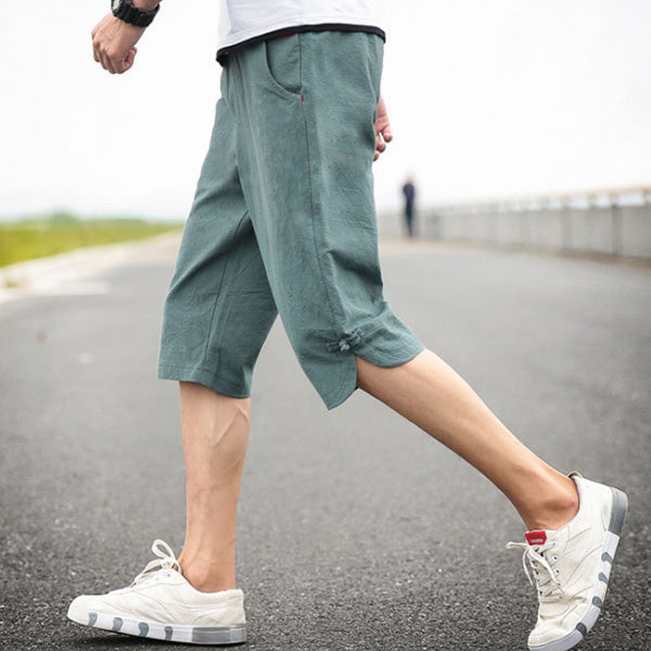 Shorts de lino para hombre