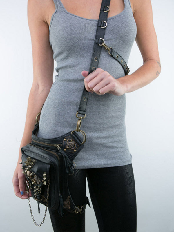 Bolso punk multifuncional para mujer