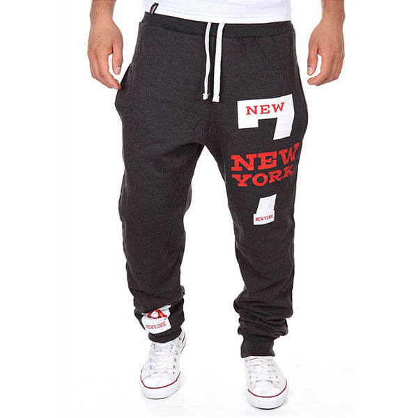 Pantalones de chándal judíos para hombre NEW YORK
