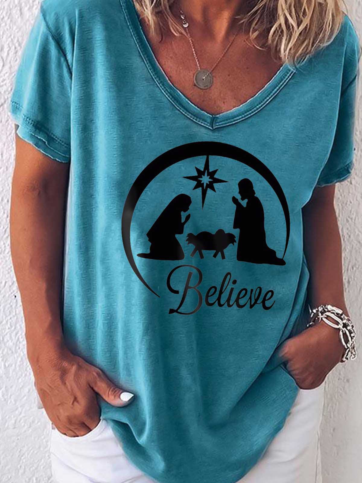 Cree en la parte superior informal de las mangas cortas