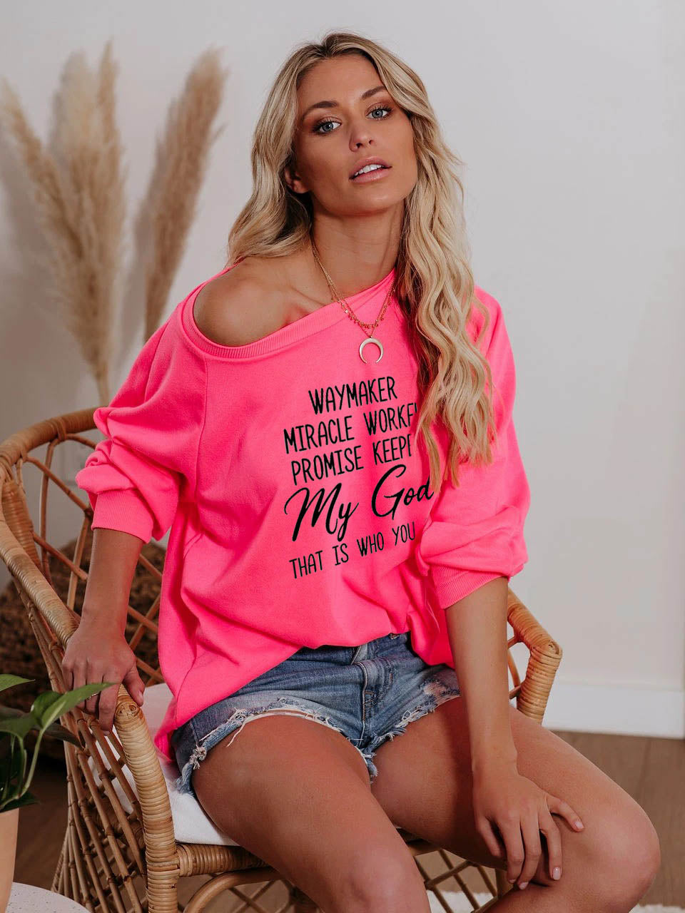 Way Maker Words de las mujeres &quot;Hombros de fe&quot;