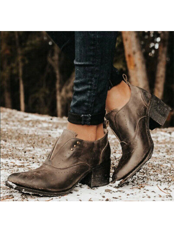 Frauen guantes redondos con cordones