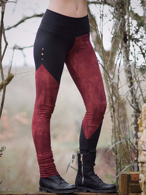 Leggings vintage teñidos de cosecha de algodón orgánico