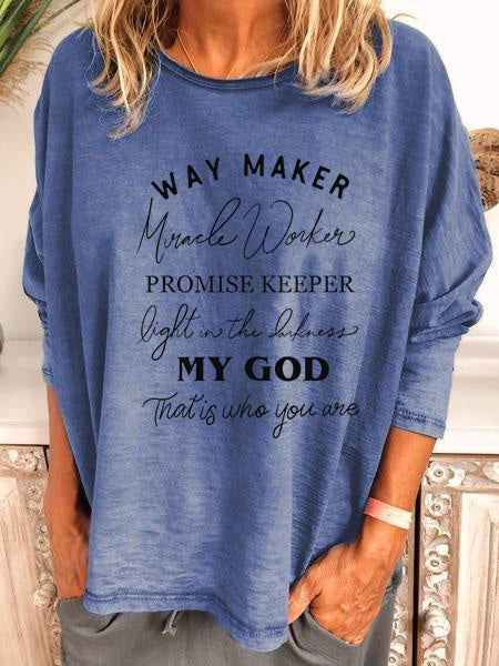 „Way Maker“ stebuklų darbuotojas pasižada išlaikyti šviesą tamsoje. Dieve mano, kas tu esi