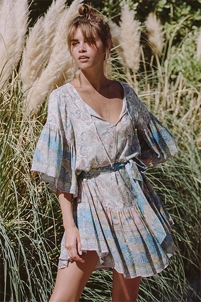 Elegante vestido bohemio para mujer