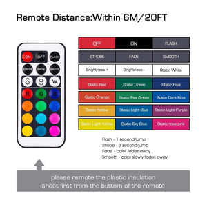 Color changing remote controlled LED