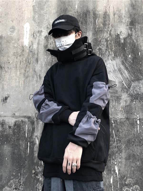 Jersey de hombre con un bloque de color de varios bolsillos.