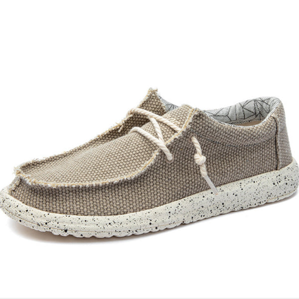 Atmungsaktive Freizeitschuhe aus Leinen für Herren