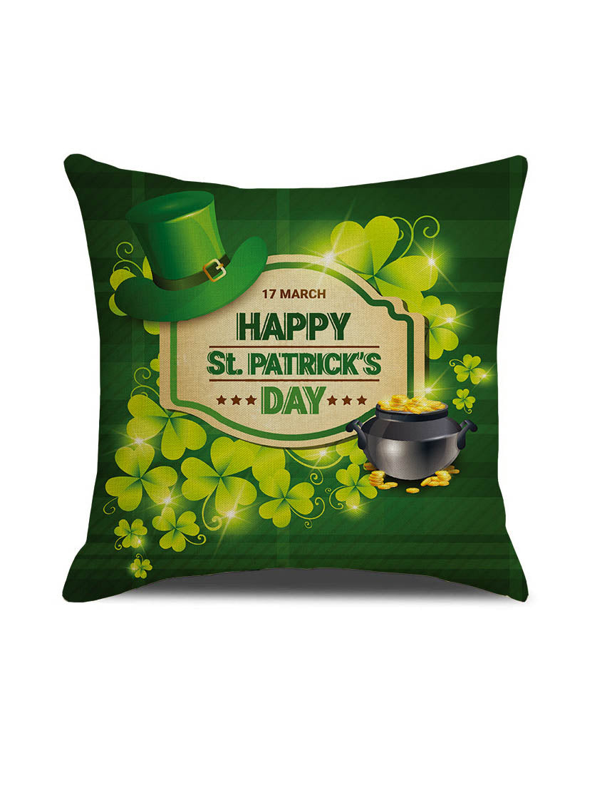 Funda de cojín para sofá de coche St. Para el día de patricio