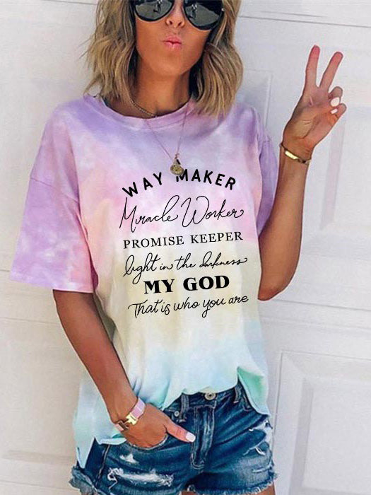 Way Maker Lyrics Faiths Langarm-Kurzarm-T-Shirt