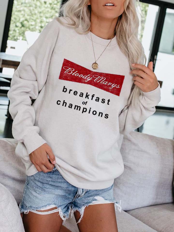 Bloody Marys Breakfast de Champions Sudadera