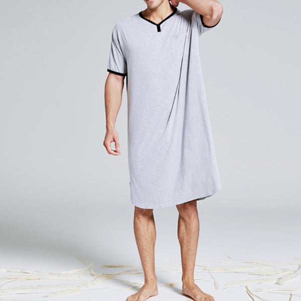 Limpieza gratuita con mangas cortas para hombres.