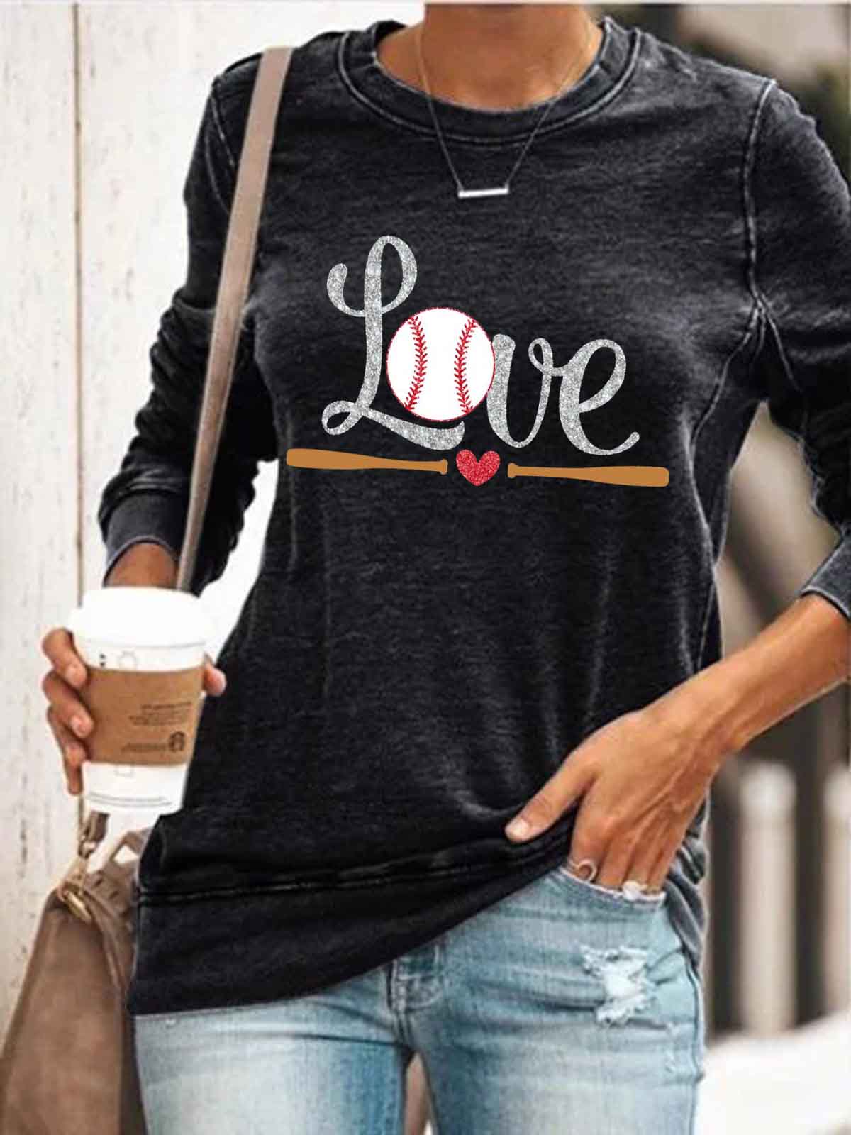 Liebe Baseball Pullover