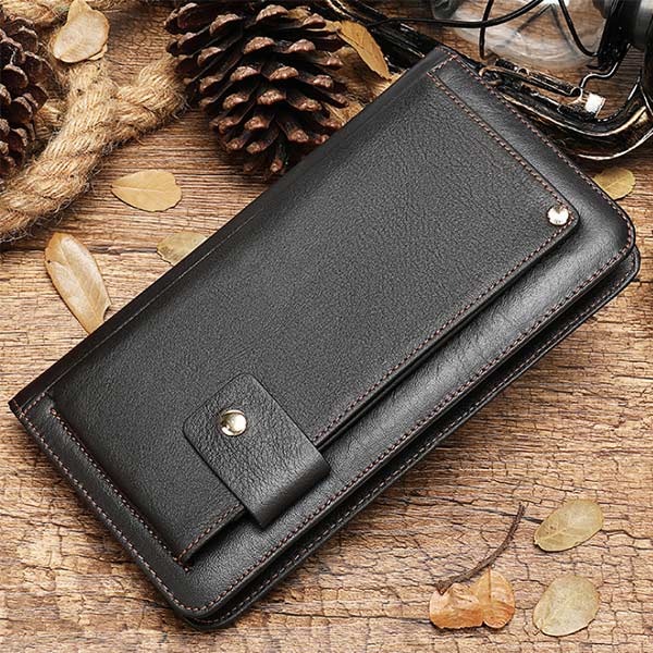 Cartera retro informal con bolsos clutch para hombre