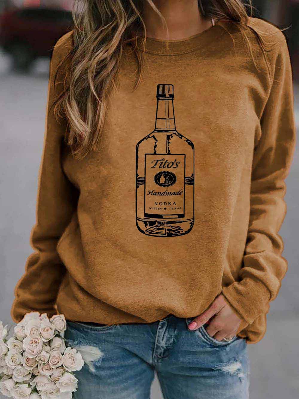Frauen Tito&#39;s Handmade VODKA AUSTIN TEXAS Sweatshirt