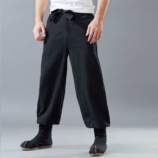 Lona de algodón de estilo chino para hombres